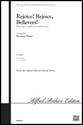 Rejoice Rejoice Believers SATB choral sheet music cover